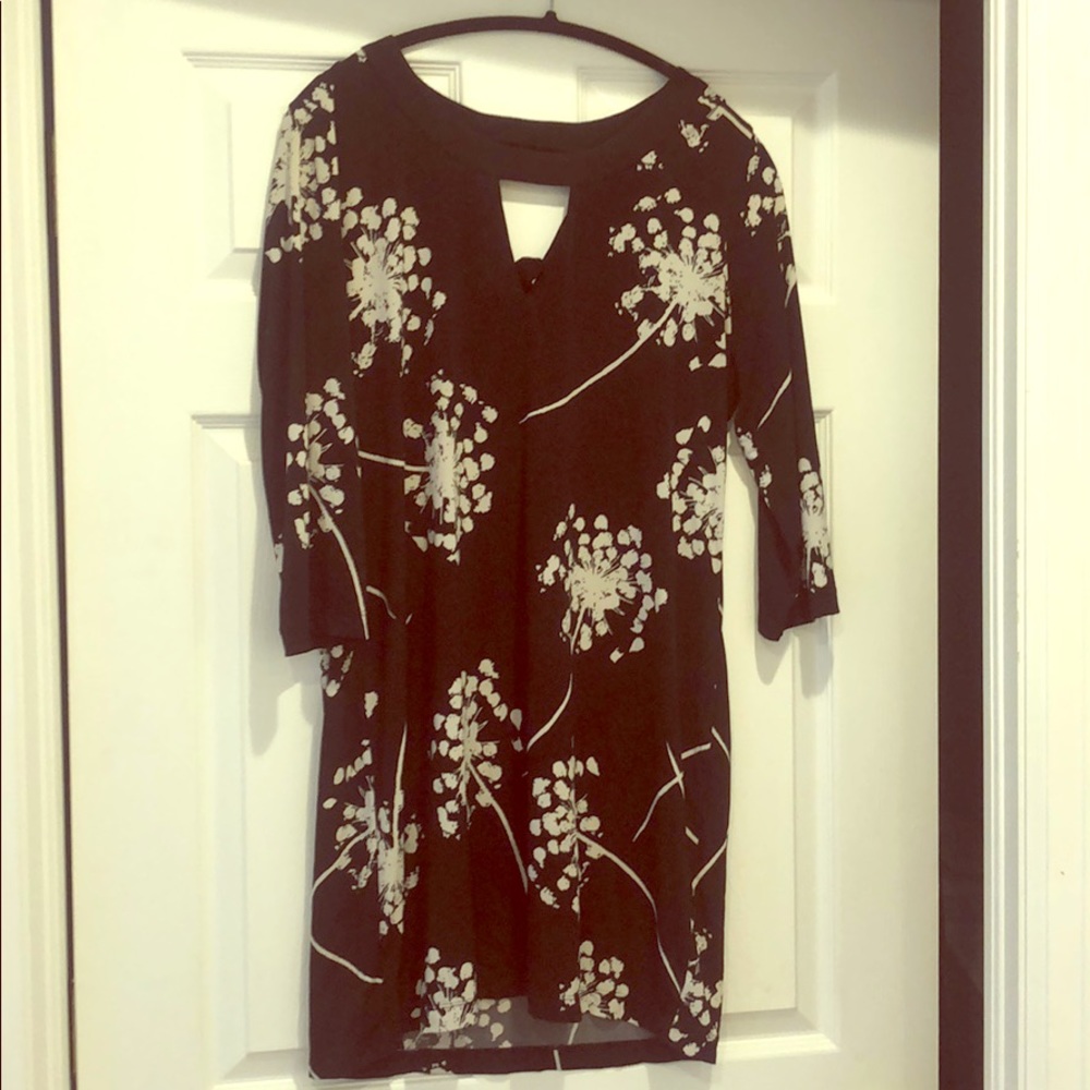 Banana Republic Short Black and White Dress
